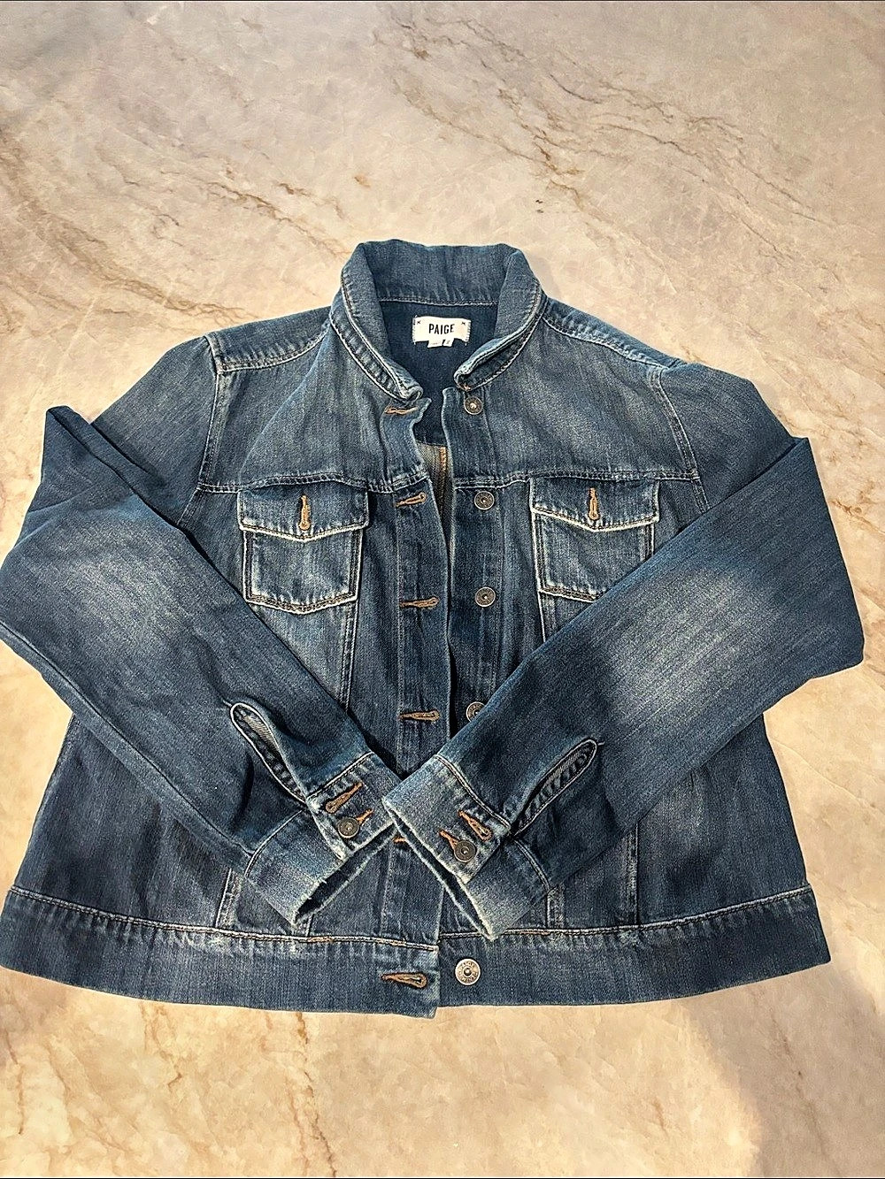 PAIGE Dean Jacket Denim Jean Jacket Blue XL